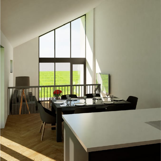 Woodend Sustainable home interior